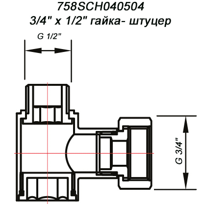 Полотенцесушитель ГРОТА ESTRO 63/60 (758SCH040504)