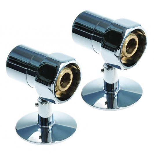 Декоративный колпачок с краном Маевского 1/2" и крепежом SMT735SCH0405/2 (НИКА)  купить оптом по выгодной цене в Москве