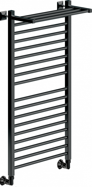 Фото Полотенцесушитель Ника MODERN ЛМ-3 100/50 RAL9005 черный матовый(-)