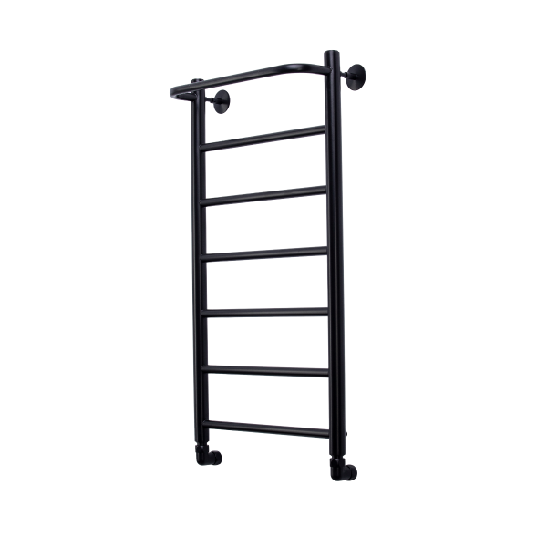 Фото Полотенцесушитель водяной Comfysan Capri W-8 80/40 с полкой, черный
