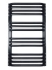 Полотенцесушитель Terma ALEX 760/500 RAL 9005 черный матовый - фото и схемы подключения