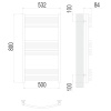 Фото Полотенцесушитель TERMINUS Стандарт Классик П16 500х800 NEW