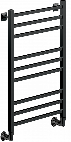 Фото Полотенцесушитель Ника MODERN ЛМ-5 80/50 RAL9005 черный матовый