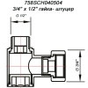 Полотенцесушитель ГРОТА BREZZA 63/90 (758SCH040504)