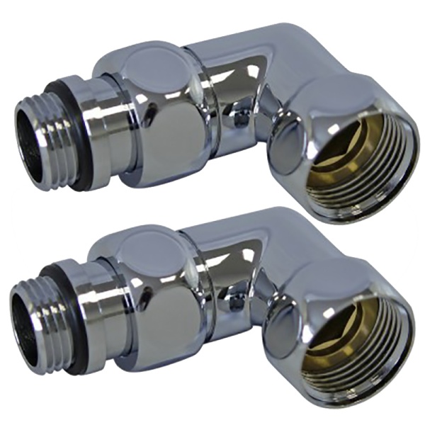 Американка для полотенцесушителя  угл 3/4" x 1/2"  г/ш  762SCH0504 со сгоном (с упором)  купить оптом по выгодной цене в Москве