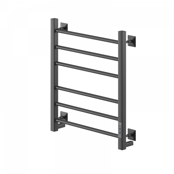 Полотенцесушитель Электрич.кабельный Ника STEP-3 60/50 RAL9005 черный матовый U - фото и схемы подключения