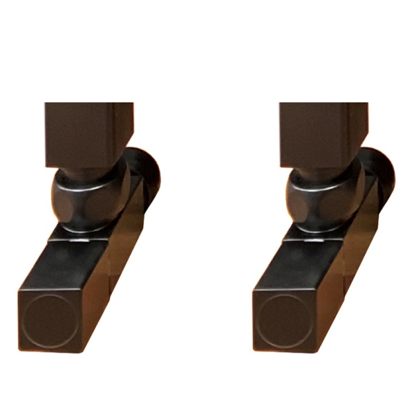ВЕНТИЛЬ ЗАПОРНЫЙ УГЛОВОЙ КВАДР  3/4" x 1/2"  г/ш  SG 01CH0405/2 черный RAL9005 матовый (НИКА) купить оптом по выгодной цене в Москве
