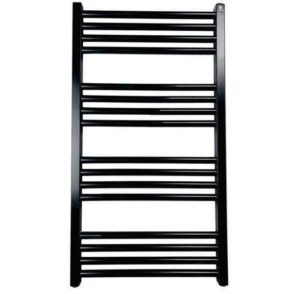 Полотенцесушитель Terma FIONA 900/480 RAL 9005 черный матовый - фото и схемы подключения