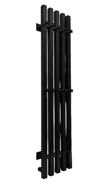 Полотенцесушитель электрический с/т Comfysan Alto-K EC-5 120/24, черный - фото и схемы подключения