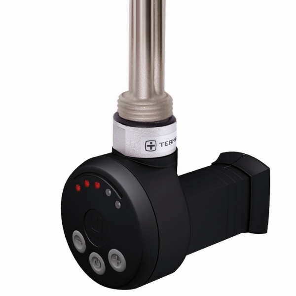 Электрический ТЭН Мег 1.0 600W RAL9005, черный, маскирующий элемент купить оптом по выгодной цене в Москве