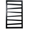 Полотенцесушитель Terma ZIGZAG 835/500 Metallic Black (черный металлик) - фото и схемы подключения