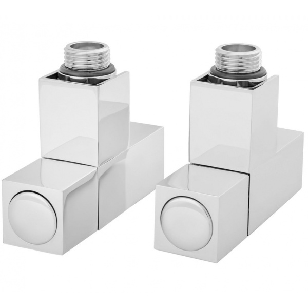 ВЕНТИЛЬ ЗАПОРНЫЙ УГЛОВОЙ КВАДР  1/2" x 1/2" г/ш (ш/ш) LX-858SCH0404 хром (ГРОТА) купить оптом по выгодной цене в Москве