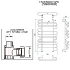 Полотенцесушитель ГРОТА RIVOLO 50/90 (758SCH040504)
