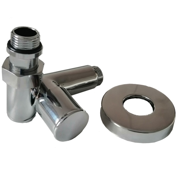 Кран угловой под тэн 1/2" х 1/2" ш/ш 891SCH0404 купить оптом по выгодной цене в Москве